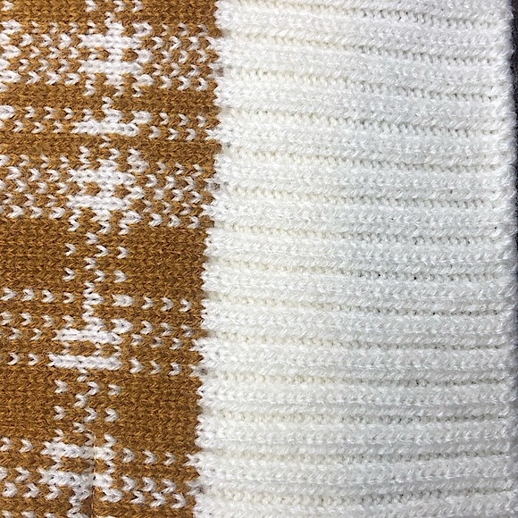 TIMBERLAND Plaid Flat Knit Scarf NWT - Picture 11 of 17